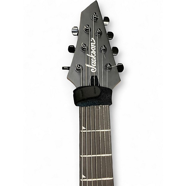 Used Jackson JS22-7 Dinky 7 String Black Solid Body Electric Guitar