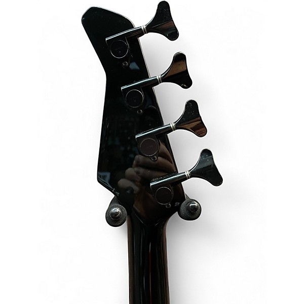 Vintage 1980s Fernandes FRBV 40 Revolver Black Electric Bass Guitar