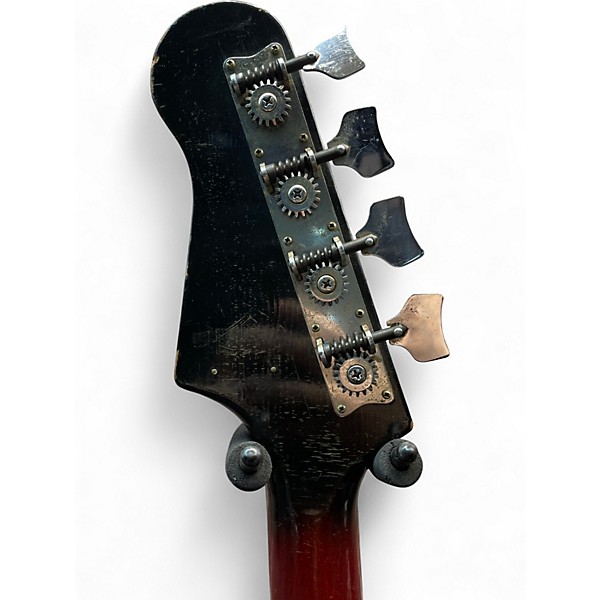 Vintage 1964 Kent 528 Black Cherry Electric Bass Guitar