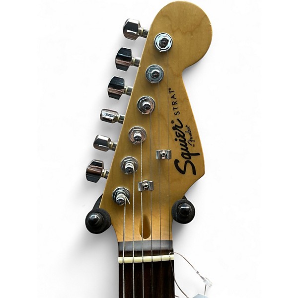 Used Squier stratocaster mij Black Solid Body Electric Guitar