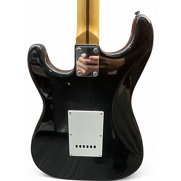 Used Squier stratocaster mij Black Solid Body Electric Guitar