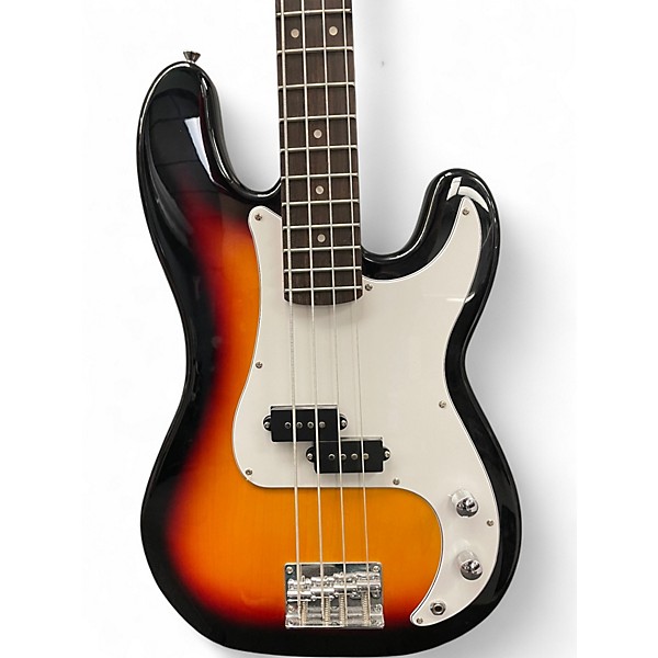 Used Donner P BASS 2 Color Sunburst Electric Bass Guitar