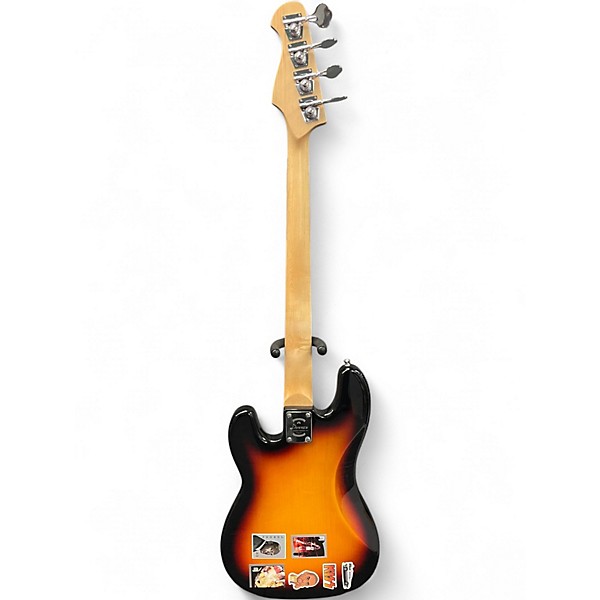 Used Donner P BASS 2 Color Sunburst Electric Bass Guitar