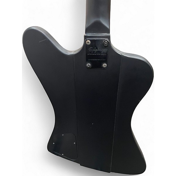 Used Epiphone Gothic Thunderbird IV Black Electric Bass Guitar