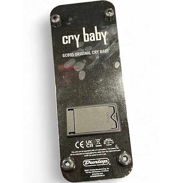 Used Dunlop Original Cry Baby Wah Effect Pedal