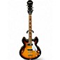 Used Epiphone Casino Vintage Sunburst Hollow Body Electric Guitar thumbnail