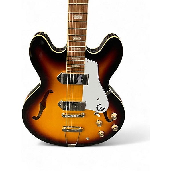 Used Epiphone Casino Vintage Sunburst Hollow Body Electric Guitar