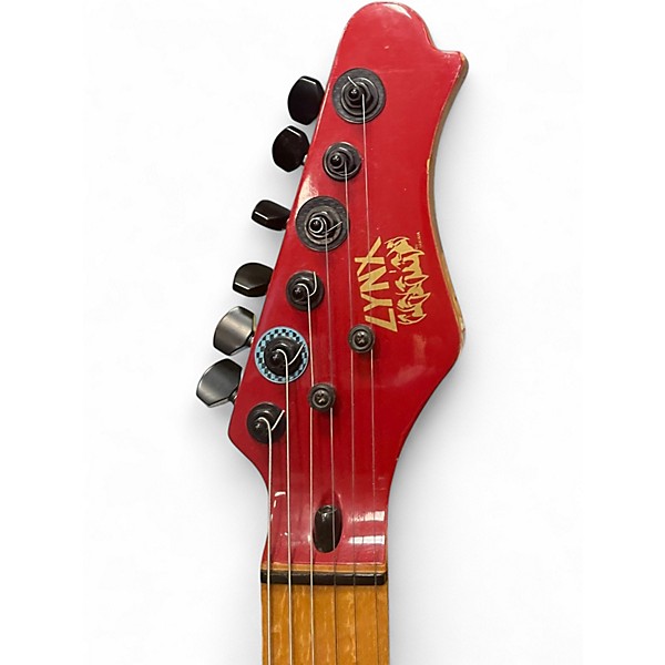 Used Yakima  Lynx Cherry Solid Body Electric Guitar