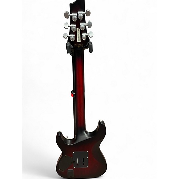 Used Schecter Guitar Research C-1 Platinum FR S Crimson Red Burst Solid Body Electric Guitar