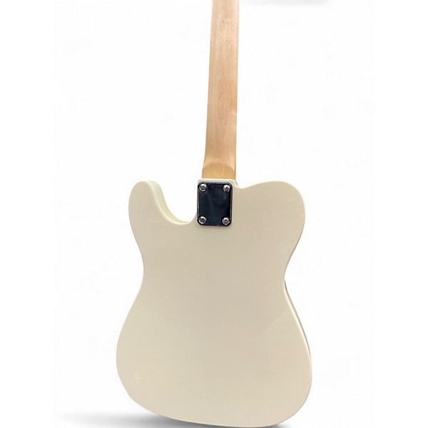 Used Stadium NY-9401 Ivory Solid Body Electric Guitar