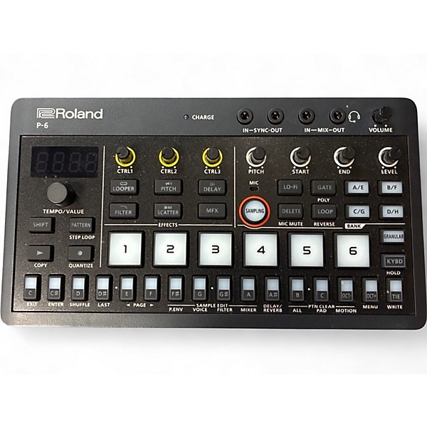 Used Roland P-6 CREATIVE SAMPLER Production Controller