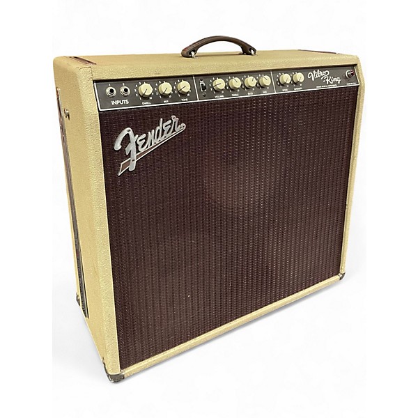 Used Fender Vibro King Custom 60W 3x10 Tube Guitar Combo Amp