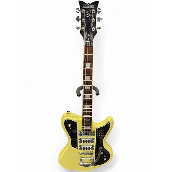 Used Schecter Guitar Research Ultra III Yellow Solid Body Electric Guitar