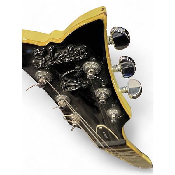 Used Schecter Guitar Research Ultra III Yellow Solid Body Electric Guitar