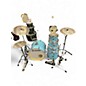 Used Donner 5 Piece Silent Practice Blue Drum Kit thumbnail