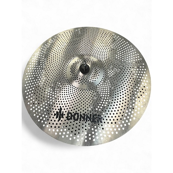 Used Donner 5 Piece Silent Practice Blue Drum Kit