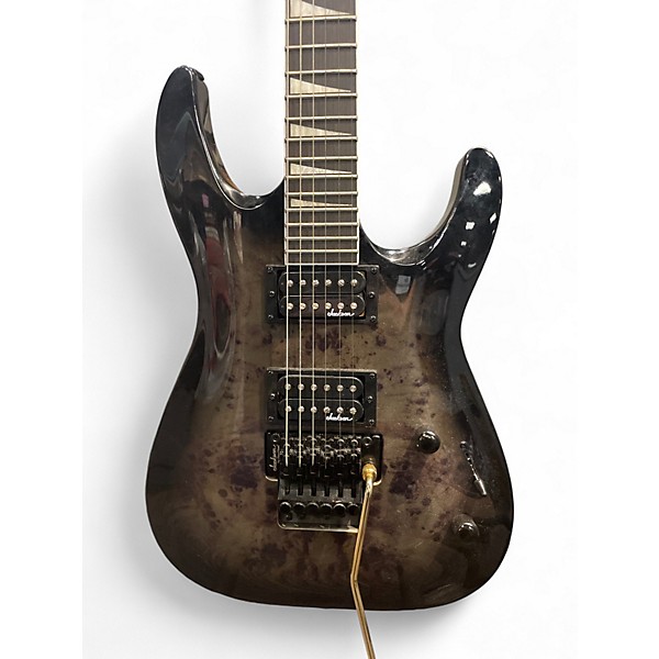 Used Jackson JS32 Dinky Trans Black Solid Body Electric Guitar