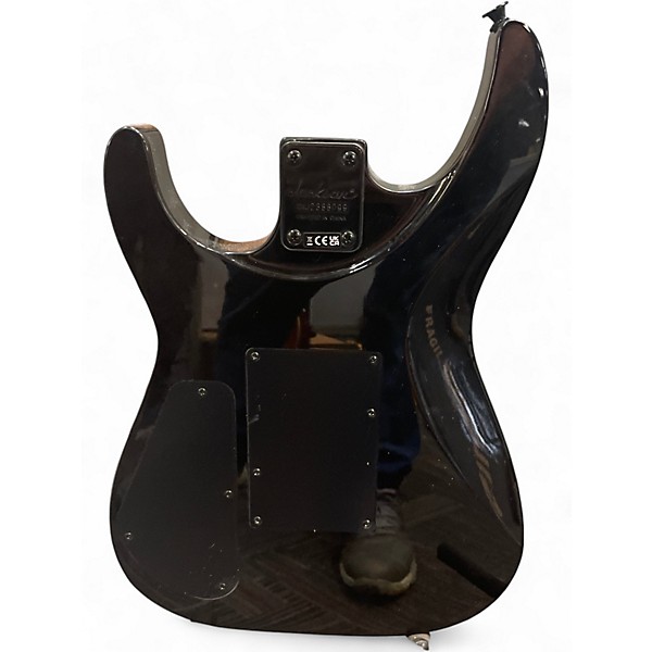 Used Jackson JS32 Dinky Trans Black Solid Body Electric Guitar