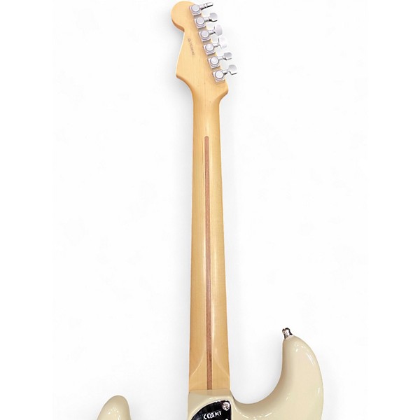 Used 2023 Fender Jeff Beck Stratocaster Pearl White Solid Body Electric Guitar