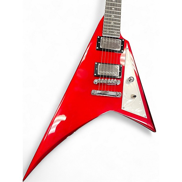 Used Kramer Charlie Parra Vanguard Candy Apple Red Solid Body Electric Guitar