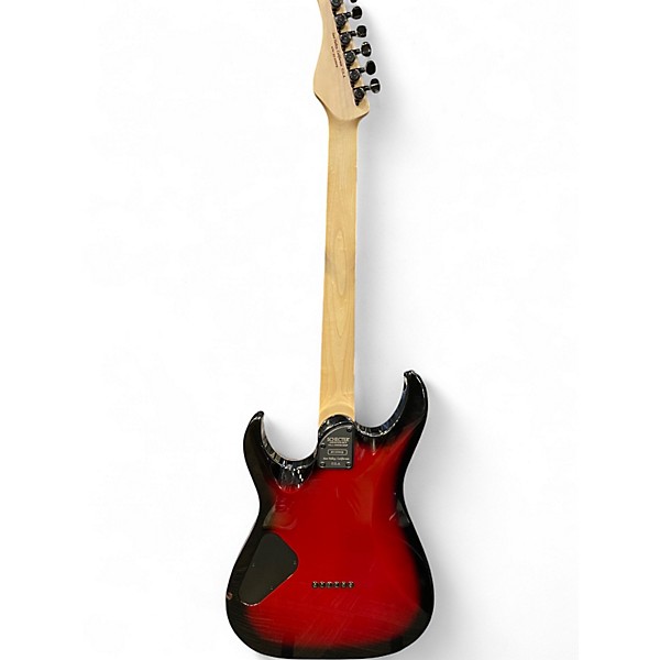 Used Schecter Guitar Research USA CUSTOM SHOP SUNSET RED STAIN BLACK BURST Solid Body Electric Guitar