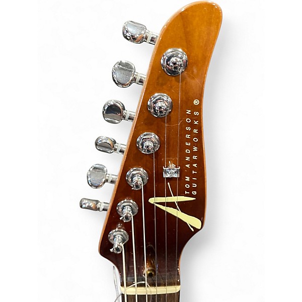 Used Tom Anderson Drop Top Mocha Surf Solid Body Electric Guitar