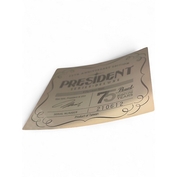 Used Pearl 5.5X14 President Series Deluxe Desert Ripple Drum