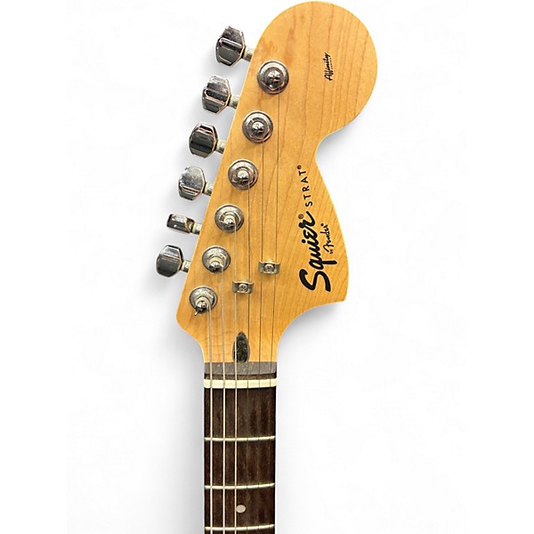 Used Squier Affinity Stratocaster White Solid Body Electric Guitar