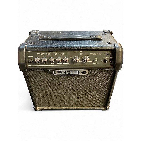 Used Line 6 Spider IV 15W 1X8 Guitar Combo Amp
