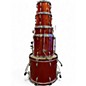 Used TAMA 4 Piece Stagestar Orange Drum Kit