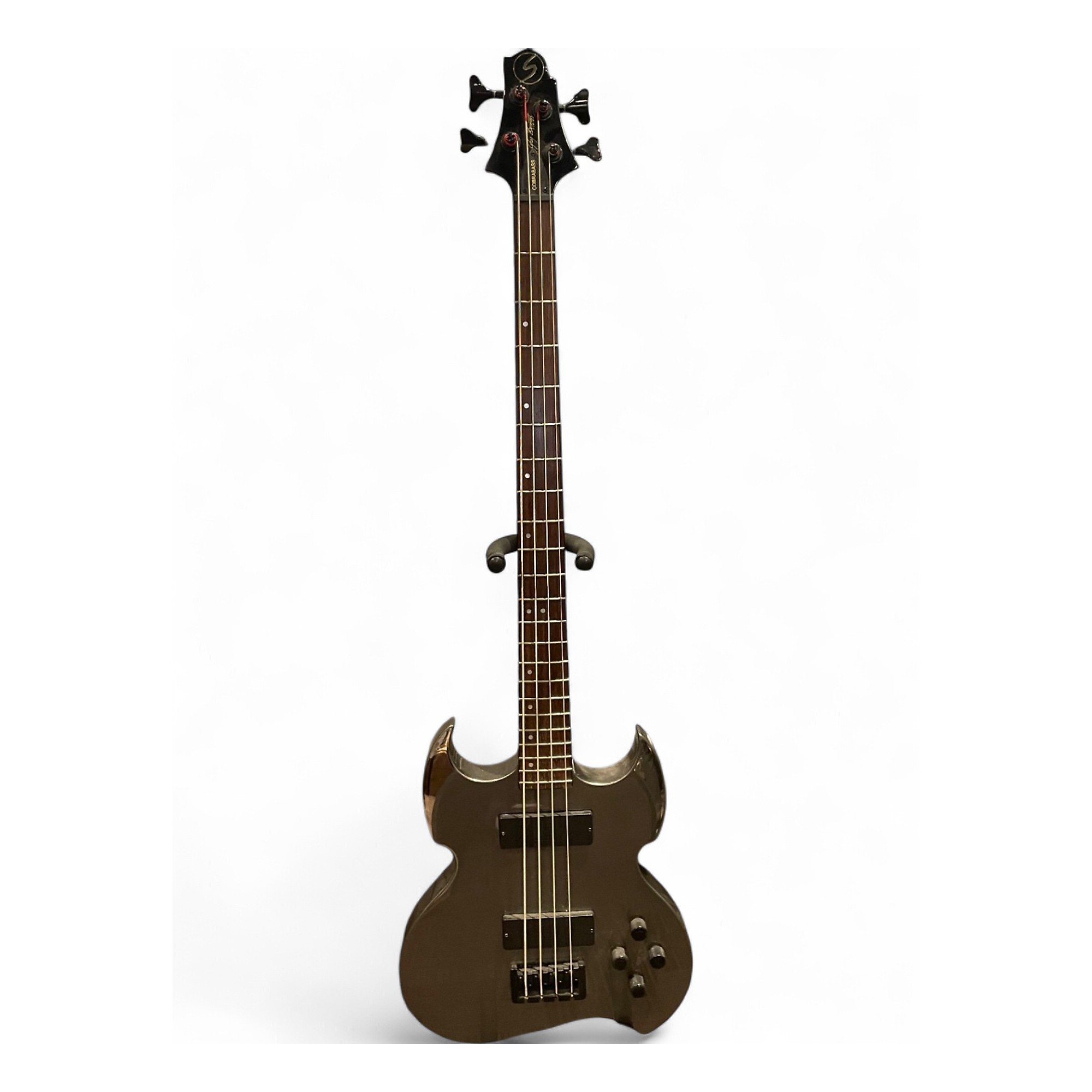 Used Samick COBRA Gray Electric Bass Guitar Gray | Guitar Center