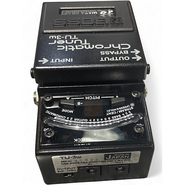 Used BOSS TU3W Waza Craft Chromatic Tuner Pedal