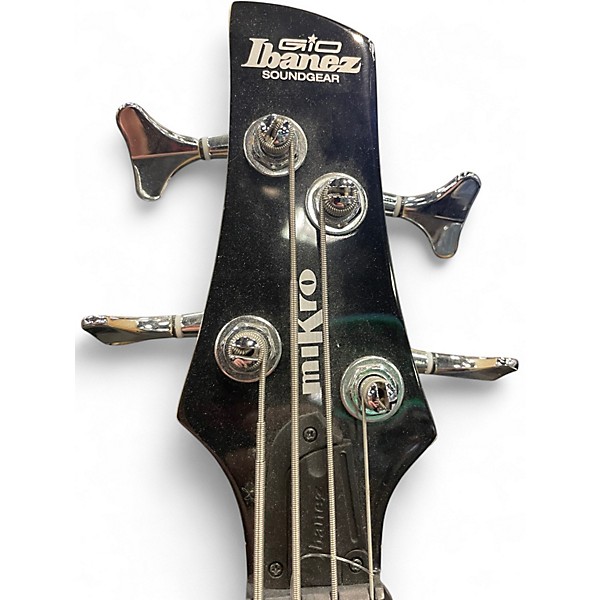 Used Ibanez GSRM20 Mikro Short Scale Black Electric Bass Guitar