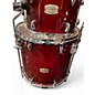 Used Yamaha 4 Piece Stage Custom Cranberry Red Drum Kit