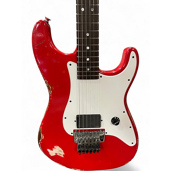 Used 2025 Charvel SC 1H FR Nitro Aged Hot Rod Red Solid Body Electric Guitar