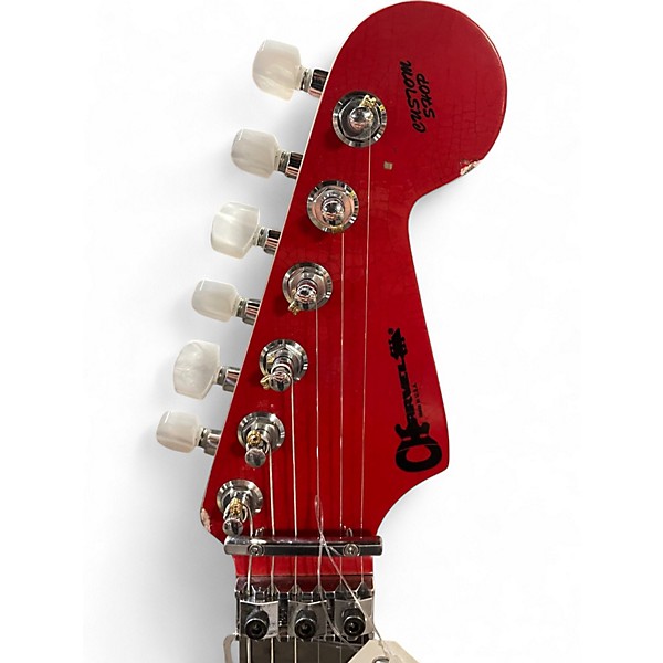 Used 2025 Charvel SC 1H FR Nitro Aged Hot Rod Red Solid Body Electric Guitar