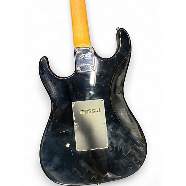 Used Vinci Signature 2000 Black and White Solid Body Electric Guitar