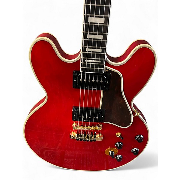 Used Epiphone BB King Lucille Limited Edition Red Hollow Body Electric Guitar