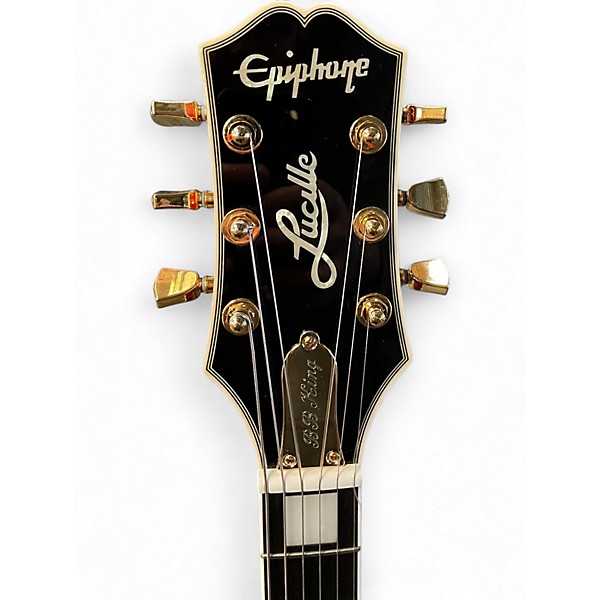 Used Epiphone BB King Lucille Limited Edition Red Hollow Body Electric Guitar
