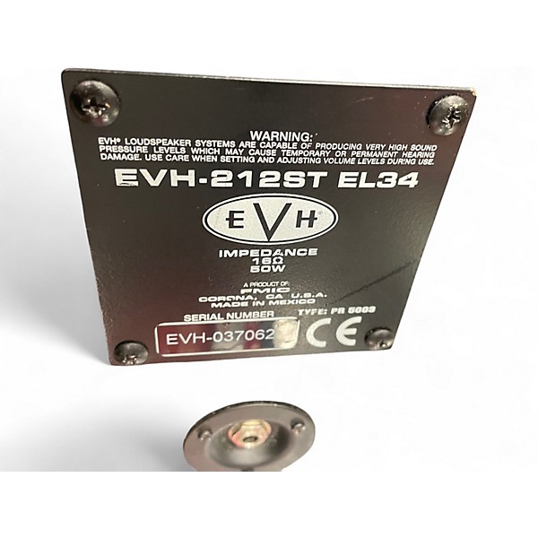 Used EVH EVH-212ST EL34 Guitar Cabinet