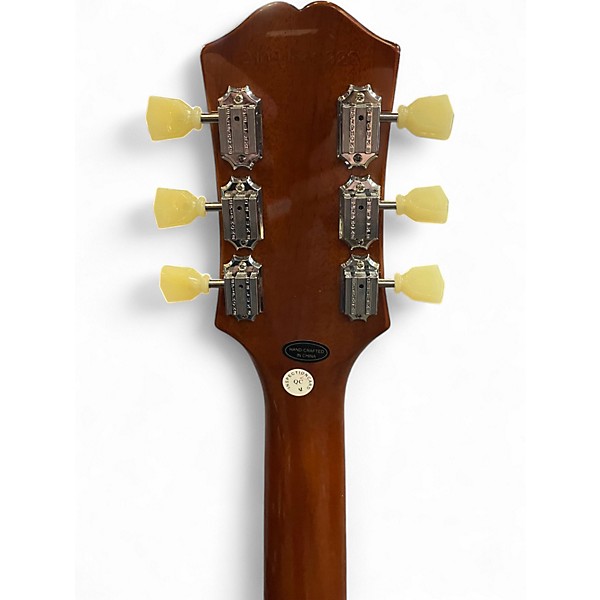 Used 2021 Epiphone Alex Lifeson Les Paul Axcess Viceroy Brown Solid Body Electric Guitar