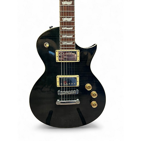 Used Esp Ltd  EC-256 Trans Black Solid Body Electric Guitar