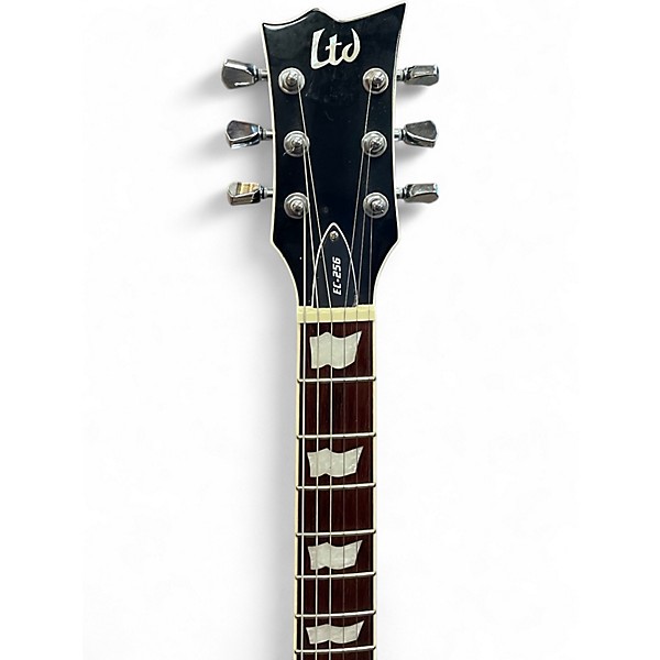 Used Esp Ltd  EC-256 Trans Black Solid Body Electric Guitar