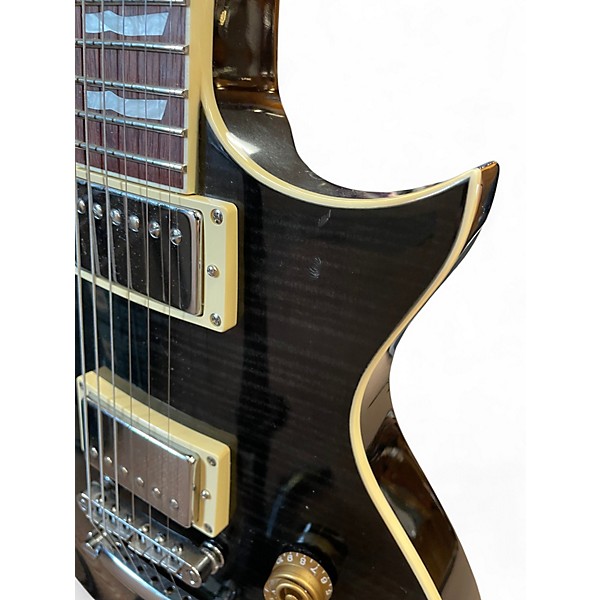 Used Esp Ltd  EC-256 Trans Black Solid Body Electric Guitar