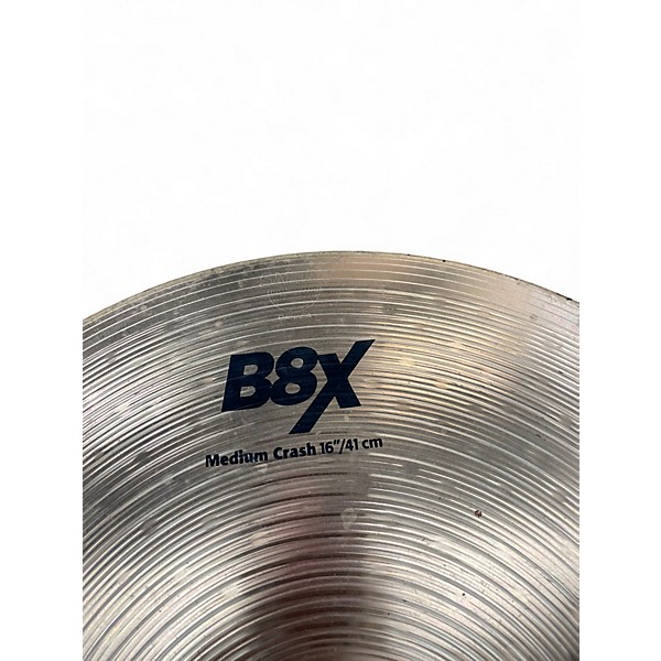 Used SABIAN 18in B8X MEDIUM CRASH Cymbal