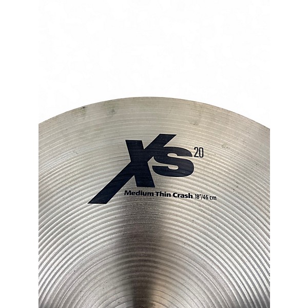 Used SABIAN 18in XS20 Medium Thin Crash Cymbal