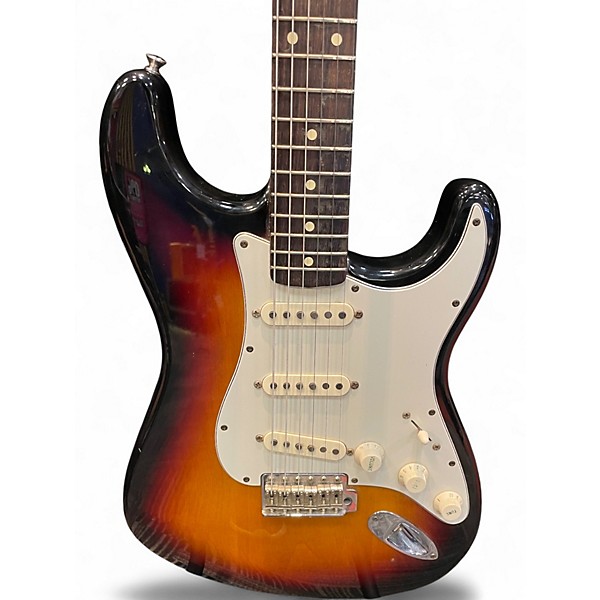 Used 2006 Fender Standard Stratocaster 3 Tone Sunburst Solid Body Electric Guitar