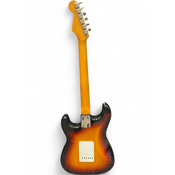 Used 2006 Fender Standard Stratocaster 3 Tone Sunburst Solid Body Electric Guitar