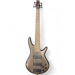 Used Ibanez GSR206 6 String Trans Brown Electric Bass Guitar