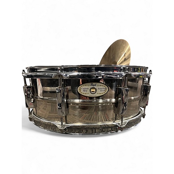 Used Pearl 14X6 Sensitone Snare STEEL Drum